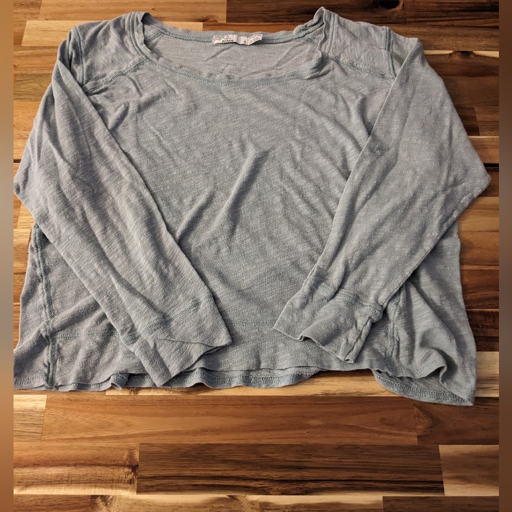 Prana slate blue long sleeve top
